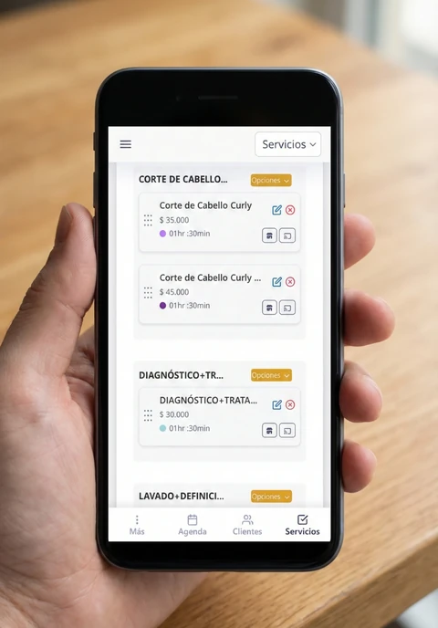 Servicios por Duración